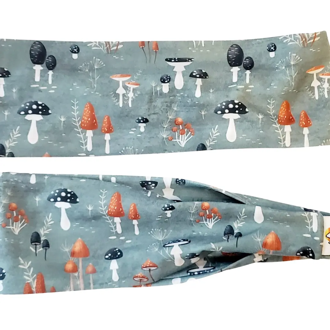 Sage Mushroom Headband