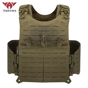 YAKEDA VT-8796 Tactical Vest New Camouflage Design with Multiple Pockets & Adjustable Straps for Training & Military Use