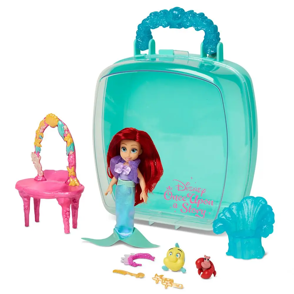 Disney Store Ariel Disney Once Upon a Story Mini Doll Play Set – The Little Mermaid – 5''