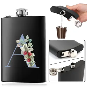 Leak-Proof Stainless Steel Wine Bottle Flask, Portable Outdoor Travel Decanter, Durable Whiskey & Wine Container, Ideal Gift for Travelers