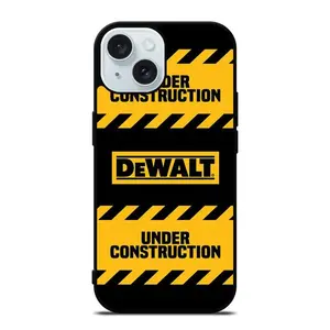 DEWALT UNDER CONSTRUCTION Tough Phone Case, Durable Case for Phone 11 12 13 14 15 16 Pro Max Mini 7 8 X XR XS Plus SS Galaxy S21 S22 S23 S24