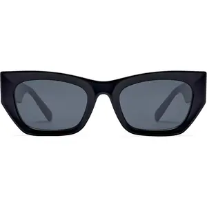 Trendy Rectangle Cateye Sunglasses Womens Mens UV400 Fashion Chic Chunky Shades SJ2296