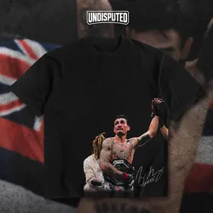 UNDISPUTED Max Holloway Best Is Blessed BMF Champion UFC Heavy Cotton Graphic T-shirt For Mens UFC 318 Fan Apparel BMF Tee Direct-to-garment Printing