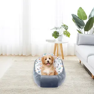 Pet Bed for Small Dogs & Cats | Soft Plush Washable Mat | Cozy Comfort for Home, Car, Outdoor Travel