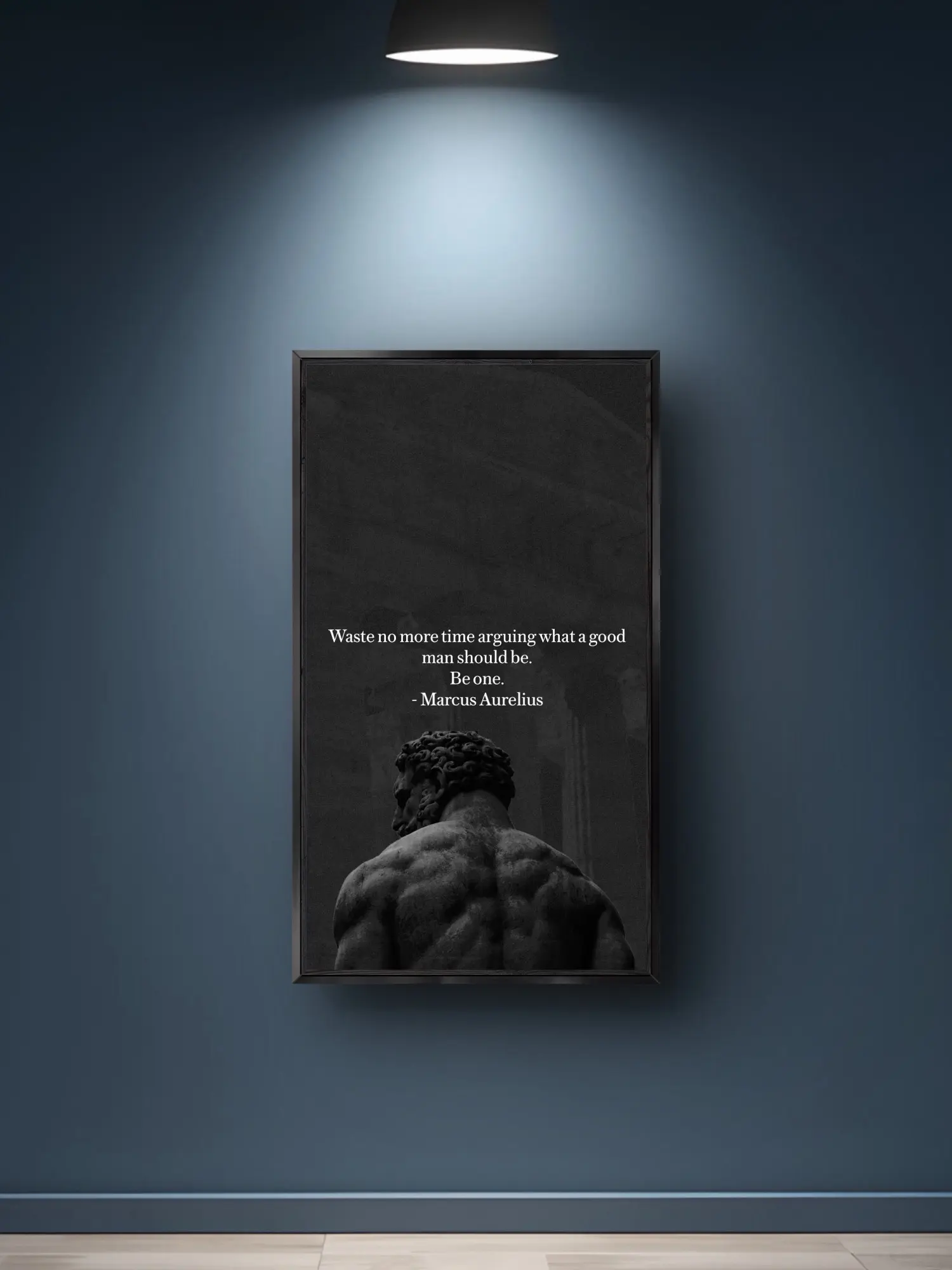 Marcus Aurelius Quote Poster Print Matte Vertical Poster | Stoic Philosophy Wall Art
