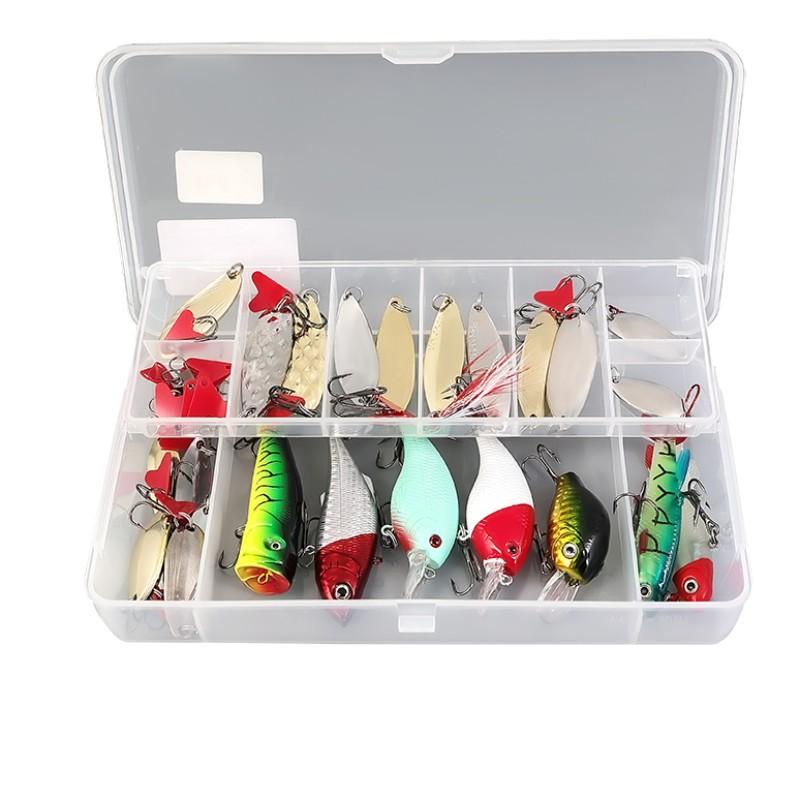 18/43/165/361/604pcs Fishing Lures Kit Soft Lure And Hard Baits Set Metal Jig Sea Fishing Accessories  Artificial Wobblers Fishing Gear Set