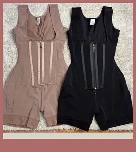 Shapewear for Women Solid Color Zipper Corset Girdle High Waist Tummy Control Butt Lifter Shaper Waist Trainer Bodysuit,All-season Shaping