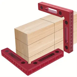 90 Degree Positioning Squares, Right Angle Clamps, Woodworking Carpenter Tool Corner Clamping Square for Picture Frame Box Cabinets Drawers