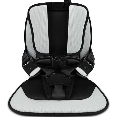 Craftsman Gray Children's Golf Cart Positioner - 5-Point Harness, Comfortable Padded Seating, Durable High-Quality Materials, Easy Snug Installation, Quick Swap, Universal Fit, Golf Cart Accessories, Kids’ Safety Accessory