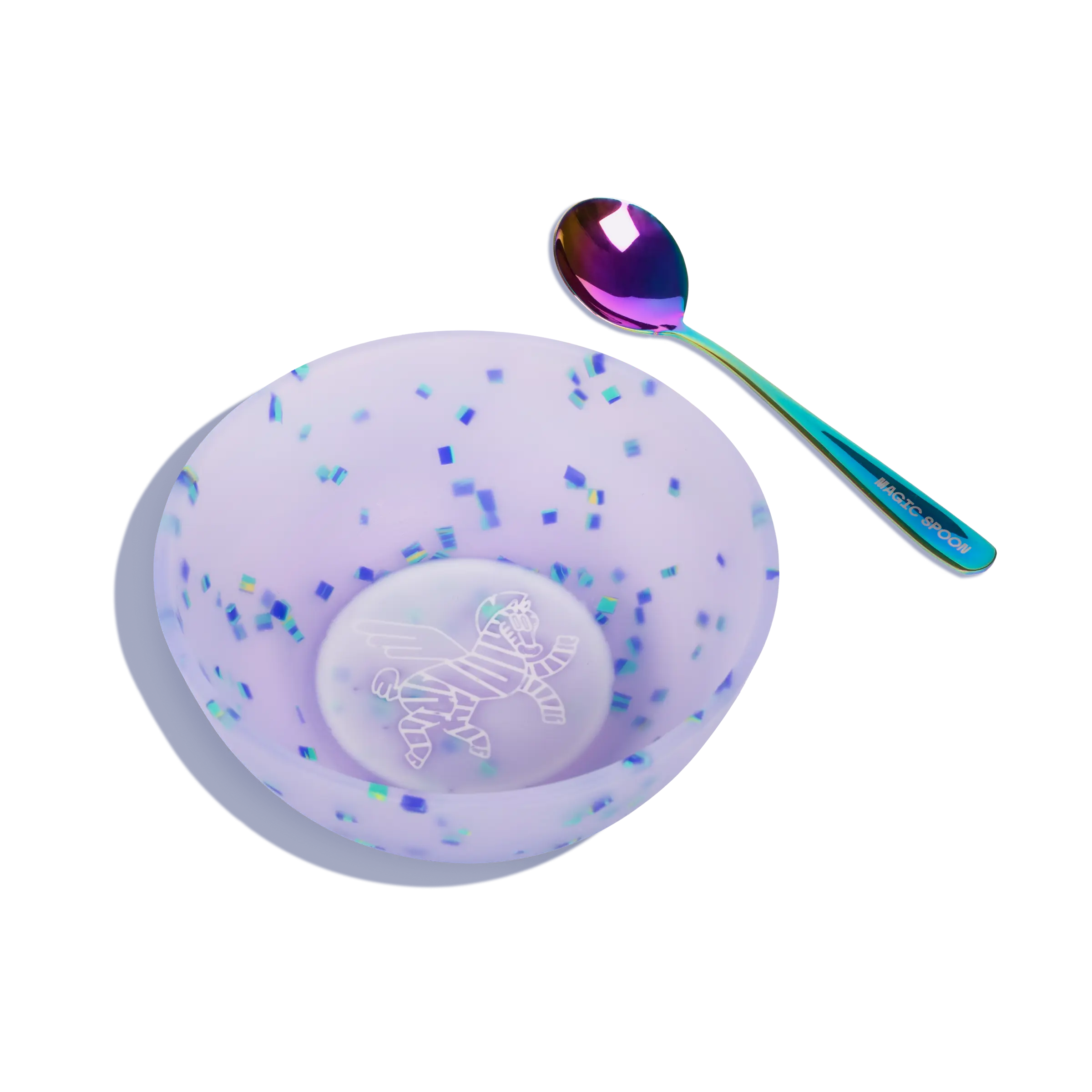 Viral! Zebra bowl & spoon set Viral! Zebra bowl & spoon set