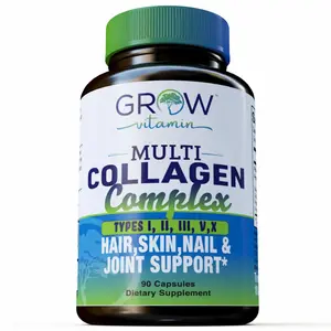 Multi Collagen Pills Grass Fed - ALL IN ONE - Hair, Skin, Nails, Bones & Joints!