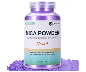 Mica Powder,7.05OZ（200g）,Violet Mica Powder Pigment for Epoxy Resin Lip Gloss Car Paint Dye Soap Making Nail Polish ,Epoxy Resin
