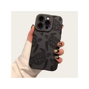 Mobile Phone Case With Turtle Black Pupil Eye, Suitable For Apple  16 15 14 13 12 11 XS XR X 8 7 Mini Plus Pro Max SE Series Mobile Phone Cases, Give To Friends, Girlfriends, Boyfriends, Family Or Yourself