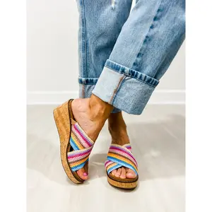 Corkys Peace Out Wedges in MULTI