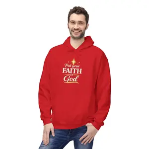 Put Your Faith in God Hoodie | Christian Inspirational Scripture Apparel