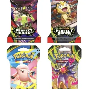 Pokémon Perfect Order Single Pack - Additional TCG Booster Pack Featuring Mega Evolution Characters Collectible Cards Trading Cards