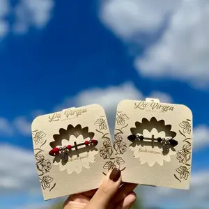 San Benito Unisex Bracelet with Cross – Red & Black Duo ️