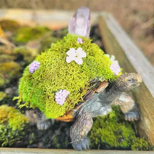 custom tortoise crystal figurine