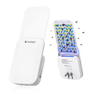 Mosalogic Fruit Fly Trap Plug-in – Indoor Gnat & Mosquito Catcher with UV Light | 600 Sqft Coverage | Family-Safe Bug Zapper for Kitchen & Living Room – Perfect for Home Refresh