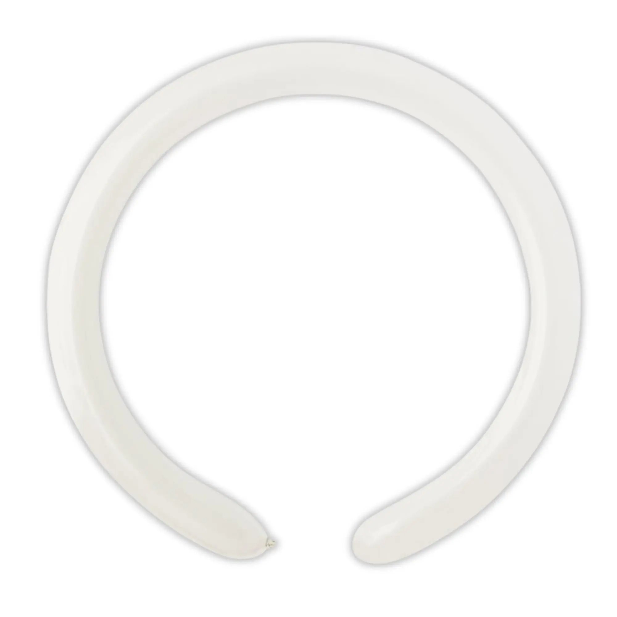 Solid White Balloons (D4(260)-001), 2 in/2'' each, 50 Balloons per Package