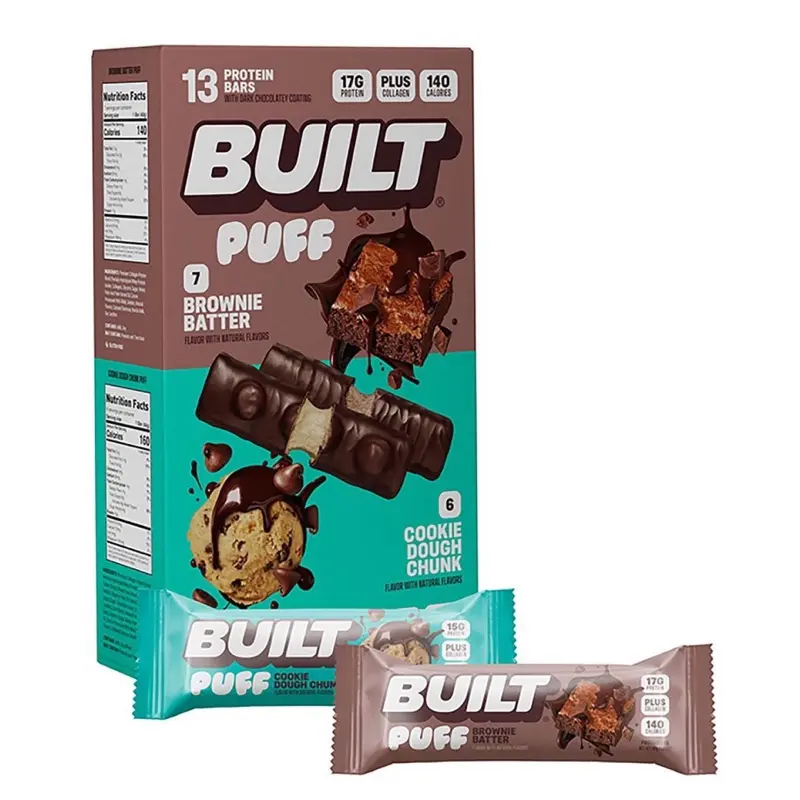 Puff & Chunk Protein Bars, Variety Pack, 13 ct. Puff & Chunk Protein Bars, Variety Pack, 13 ct.