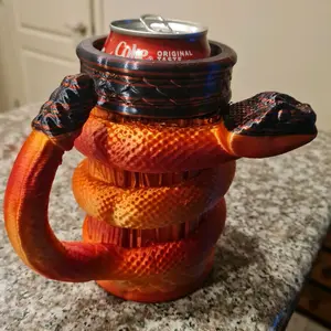 Coiled snake mug.