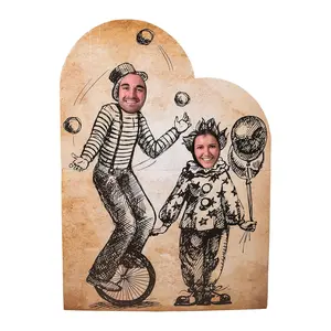 62" Vintage Circus Cardboard Cutout Stand-In Stand-Up