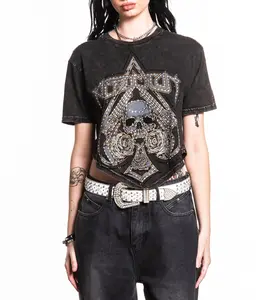 Affliction Women's T-shirt Hollow Point