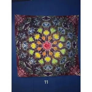 Colorful Tie Dye Mandala Wall Tapestry Boho Art Decor For Living Room Bedroom Home Decoration Vibrant Pattern Hanging Artwork Cotton Boho Wall Hanging| Psychedelic Festival Decor| Hippie Dorm Room Art| Hand Dyed
