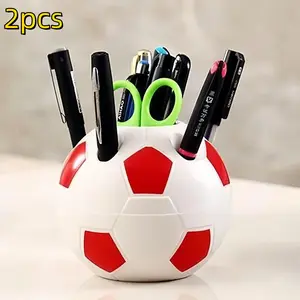 2-Pack Plastic Pen Holders, Multifunctional Office Supplies, Durable & Convenient Design, Perfect for Organizing Pens & Pencils, Desk Accessories, Pen Stand