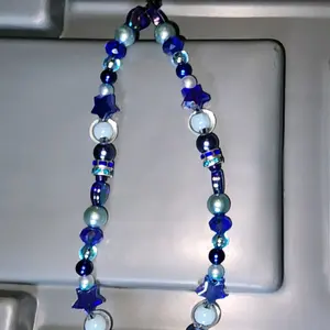 Blue Lovers Phone Charm