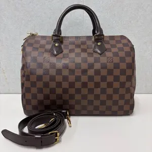 Pre-owned Louis Vuitton Leather Tote Bags Damier Speedy 30 21685209