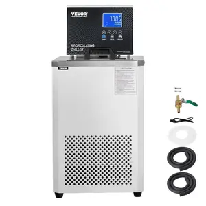 VEVOR Laboratory Chiller Circulator, - 20 100 Circulator Pump Chiller, 6L Chiller Lab Low Temperature Cooling Liquid, LCD Display, 304 Stainless Steel Water Bath Recirculating Water CoolingVEVOR Super Brand Day