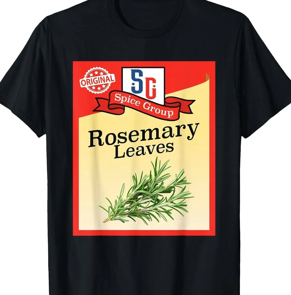 Rosemary Leaves Spice Group Condiment Family Costume Humor T-Shirt Z09