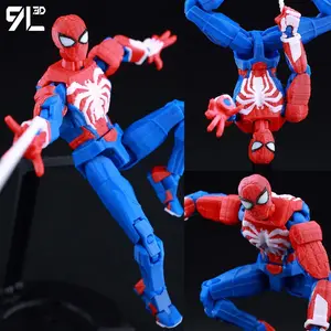 9L 3D Printed Spider-Man Generation with Spider Claws Lucky Dummy 13 Movable Shapeshift Action Figures Mannequin Toys Collectors