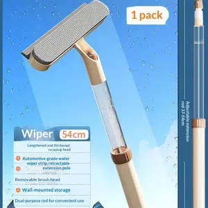 1pc,New Glass Squeegee with Sprayer, Home Cleaning Tool, Car Wash, Extendable Window Cleaner, Household Daily Use, Glass Wiper