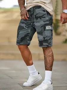 Men's Summer Camouflage Shorts, Casual Loose-Fitting Design, Large Pockets, Versatile Fashion, Perfect Christmas Gift, Casual Fashionable Shorts