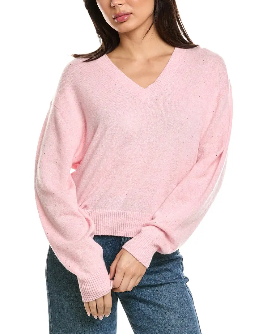 Brodie Cashmere Sparkle Mini Cashmere Sweater