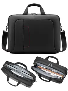 Men's Business Briefcase Bag, Office Laptop Backpack for Men, 14-15.6 Inch Computer Bag, Casual Shoulder Crossbody Bag for Work & Travel Use