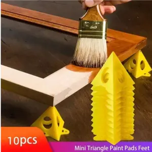 10pcs Mini Triangle Paint Pads For High-End Triangle Paint Frame, Durable Pyramid Paint Frame, Suitable For Canvas And Door