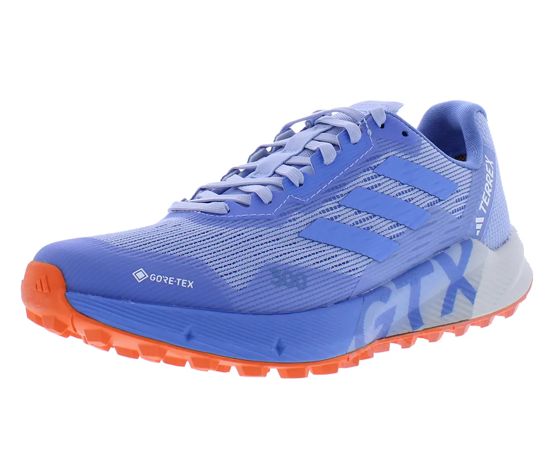 Adidas Terrex Agravic Flow 2 GORE-TEX Women's Trail Running Shoes, Waterproof Athletic Footwear for Outdoors, Sneaker, Sports Shoes, Training, Closed