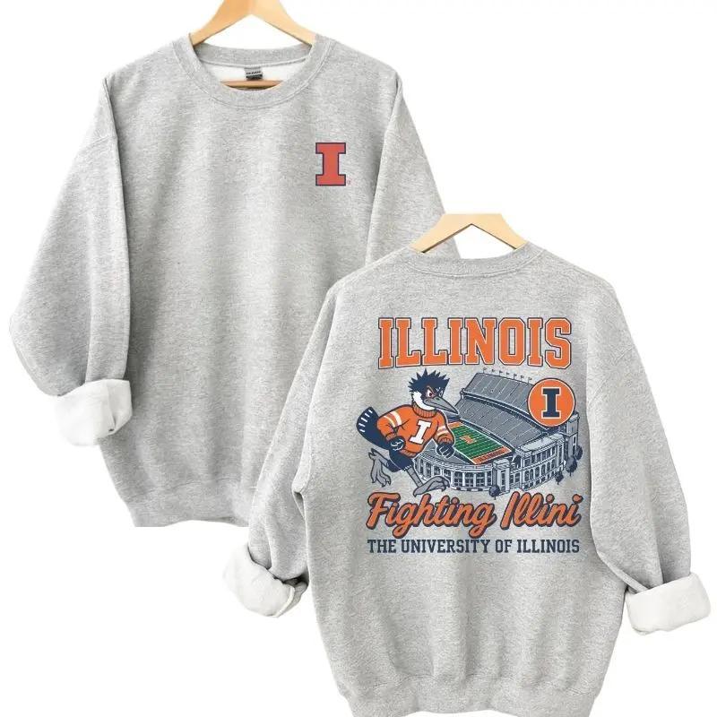 Illinois College Team Vintage Football Sweatshirt & T-Shirt – Throwback Mascot Sports Shirt, Unisex Game Day Outfit, Gift for Men & Women