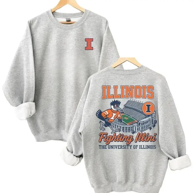 Illinois College Team Vintage Football Sweatshirt & T-Shirt – Throwback Mascot Sports Shirt, Unisex Game Day Outfit, Gift for Men & Women