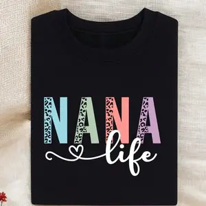 Nana Life Shirt, Gift For Grandma, Grandma, Graphic Tee, Women's T-Shirt, Mothers Day, Nana-Life Shirt, Pregnancy Announcement, New Nana Shirt, Grandma Tee