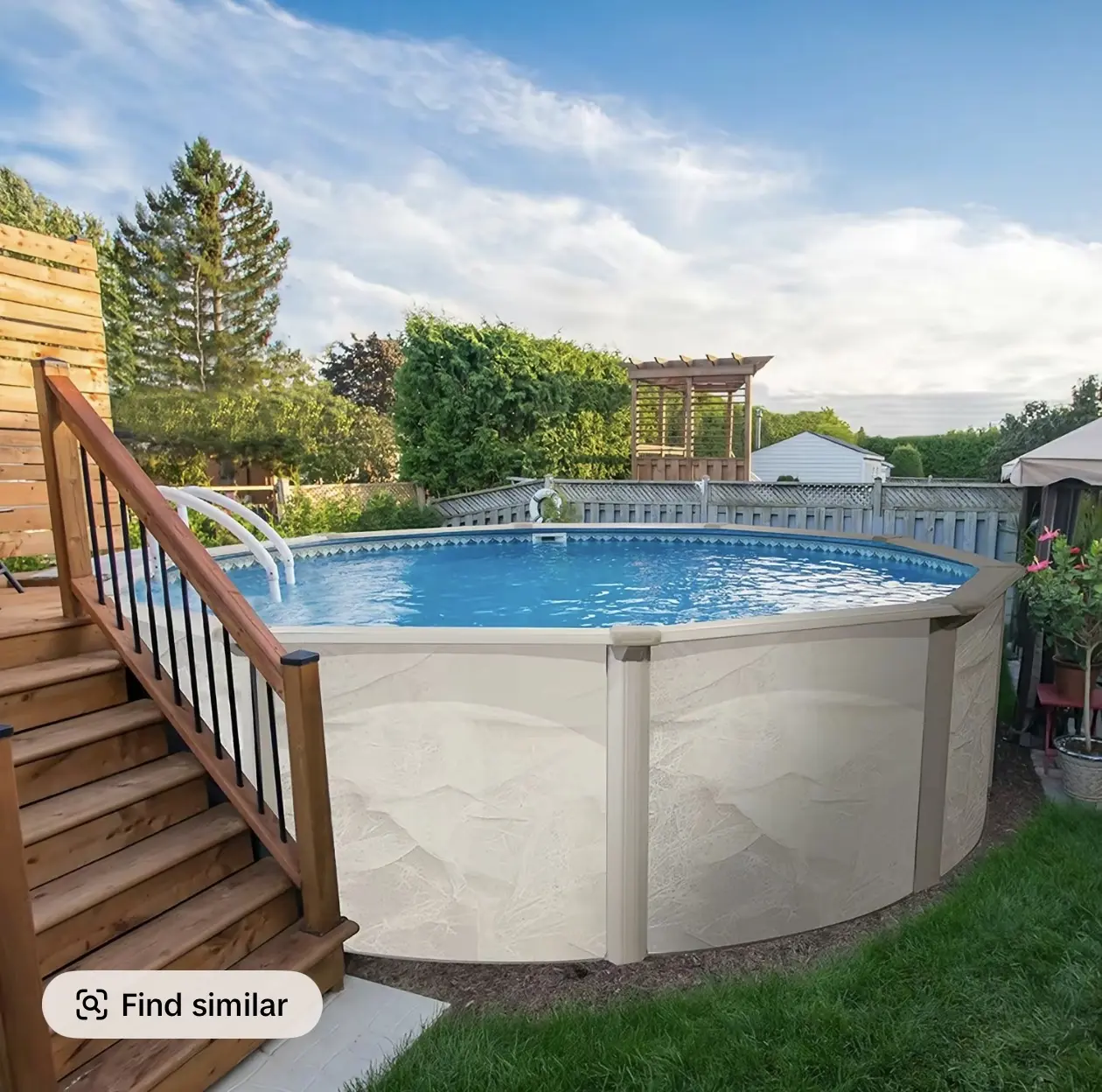 Aquarian Phoenix 18' x 52" Above Ground Swimming Pool w/Pump, Ladder & Hardware