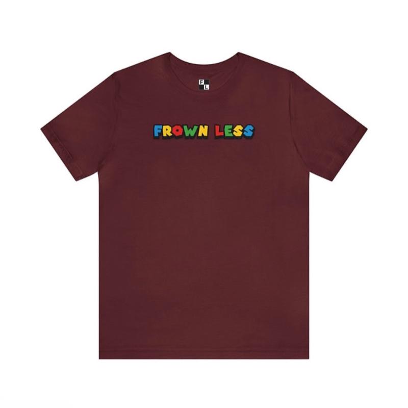 Short sleeve Mario frown less T-shirt
