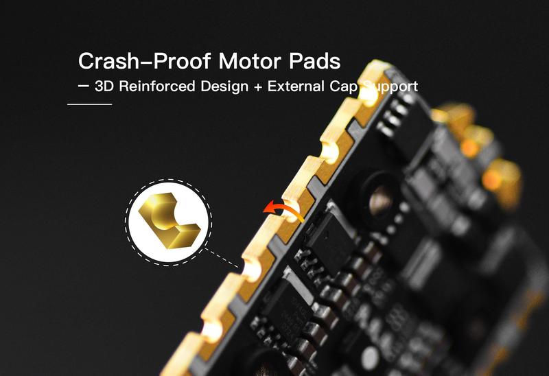 Hummingbird 200 RaceSpec Stack 20x20mm – ELRS FC + 80A AM32 ESC