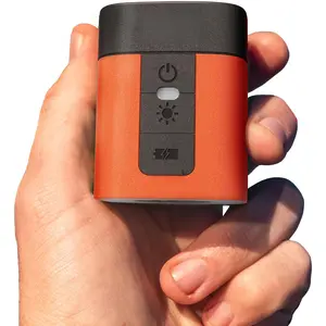 AIR 3 Air Pump for Inflatables with 2600 mAh Battery & Camping Light, Ultra-Fast and Mini Electric Air Pump, Inflate Deflate for Air Mattress, Pool Floats, Vacuum Storage BagsQuesear