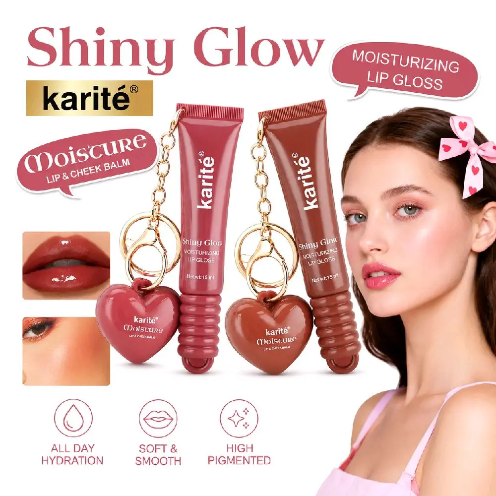 Shea Moisture Lip Gloss & Balm Keychain Glossy