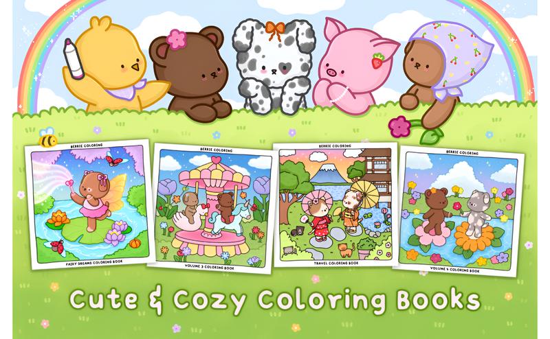 Berrie Coloring Volume 5: Cute and Cozy Coloring Book for Adults & Kids Featuring Easy to Color Animal Illustrations and Adorable Scenes Berrie Coloring Volume 5: Cute and Cozy Coloring Book for Adults & Kids Featuring Easy to Color Animal Illustrations and Adorable Scenes